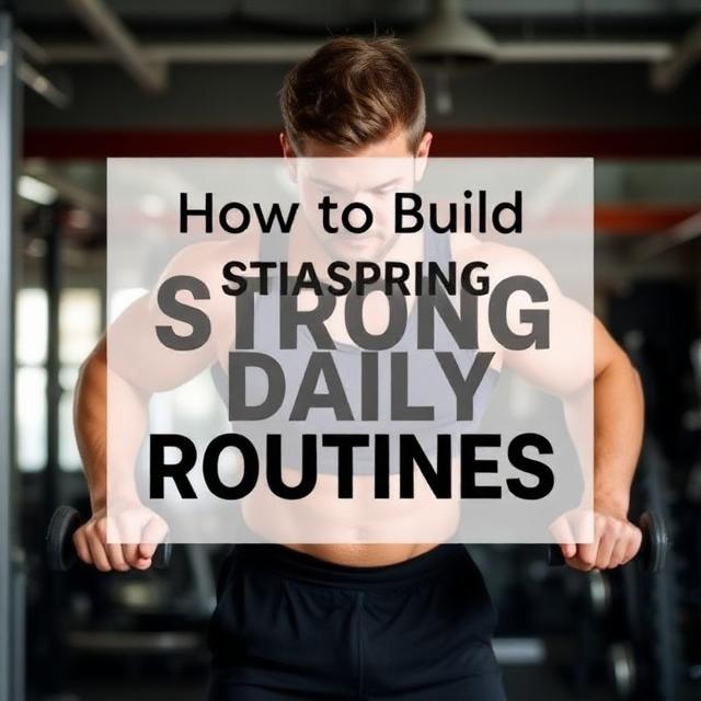 How to Build Strong Daily Routines